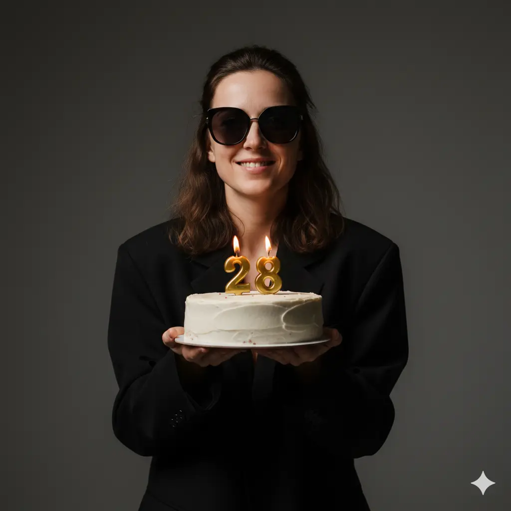 AI Output: Birthday Black Portrait