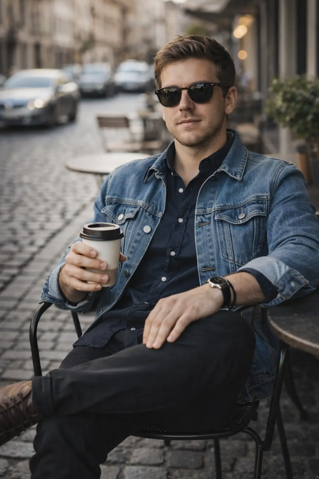 AI Output: LinkedIn White Portrait