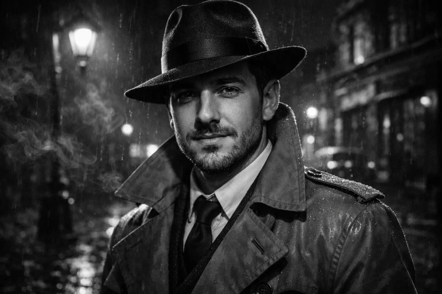 AI Output: Film Noir Detective