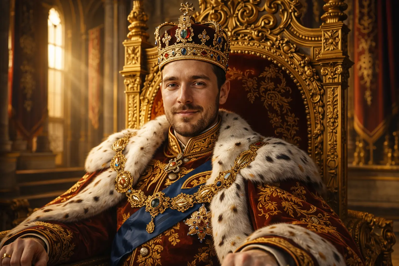 AI Output: Royal King Portrait