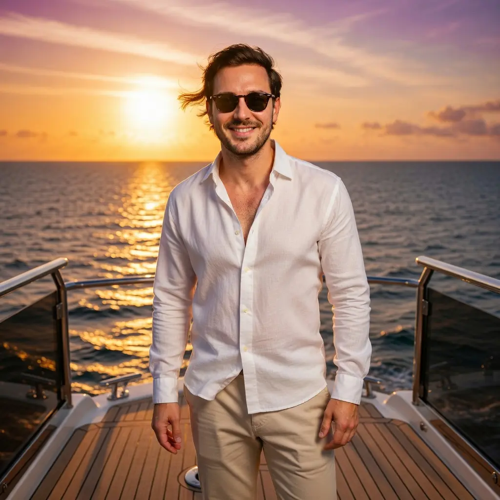 AI Output: Luxury Yacht Billionaire