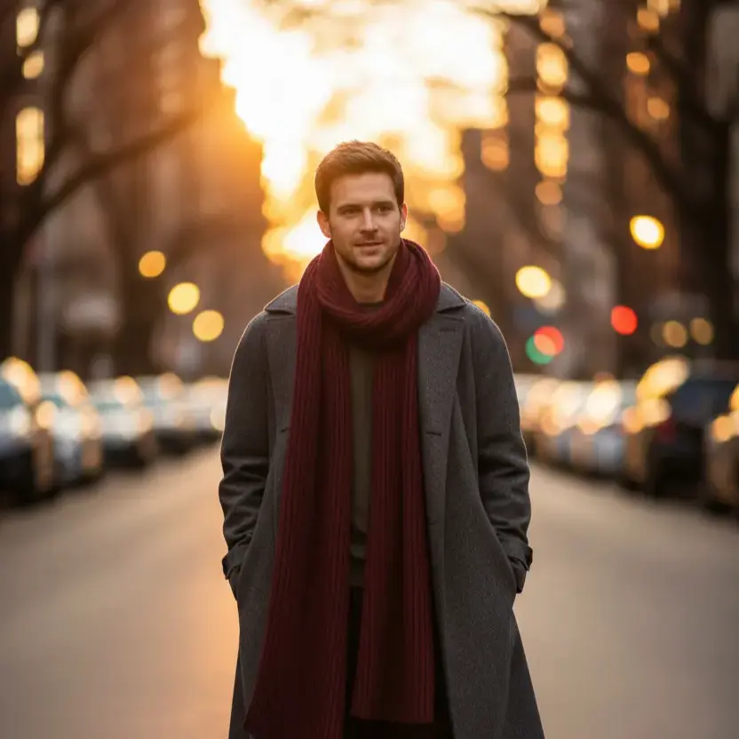 AI Output: Walk in the Sunset Portrait